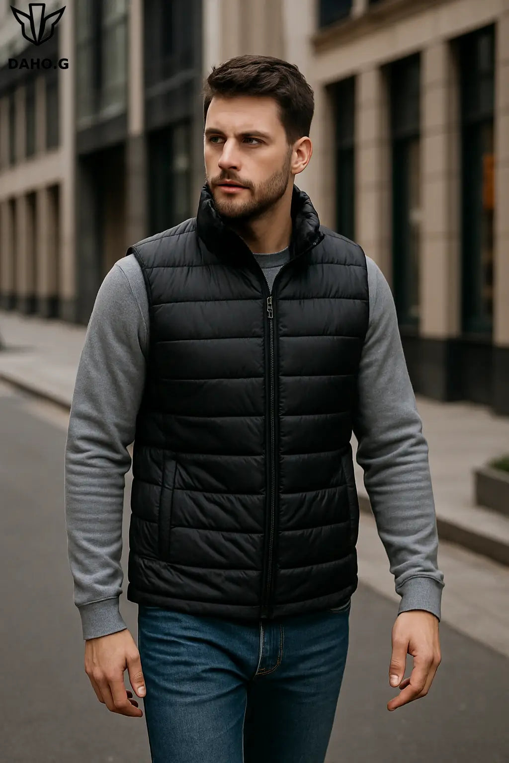 Doudoune-sans-manche-Homme DAHO.G