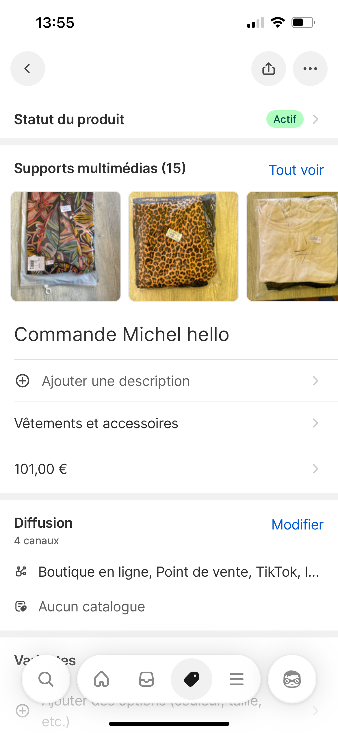 Commande Michel hello DAHO.G