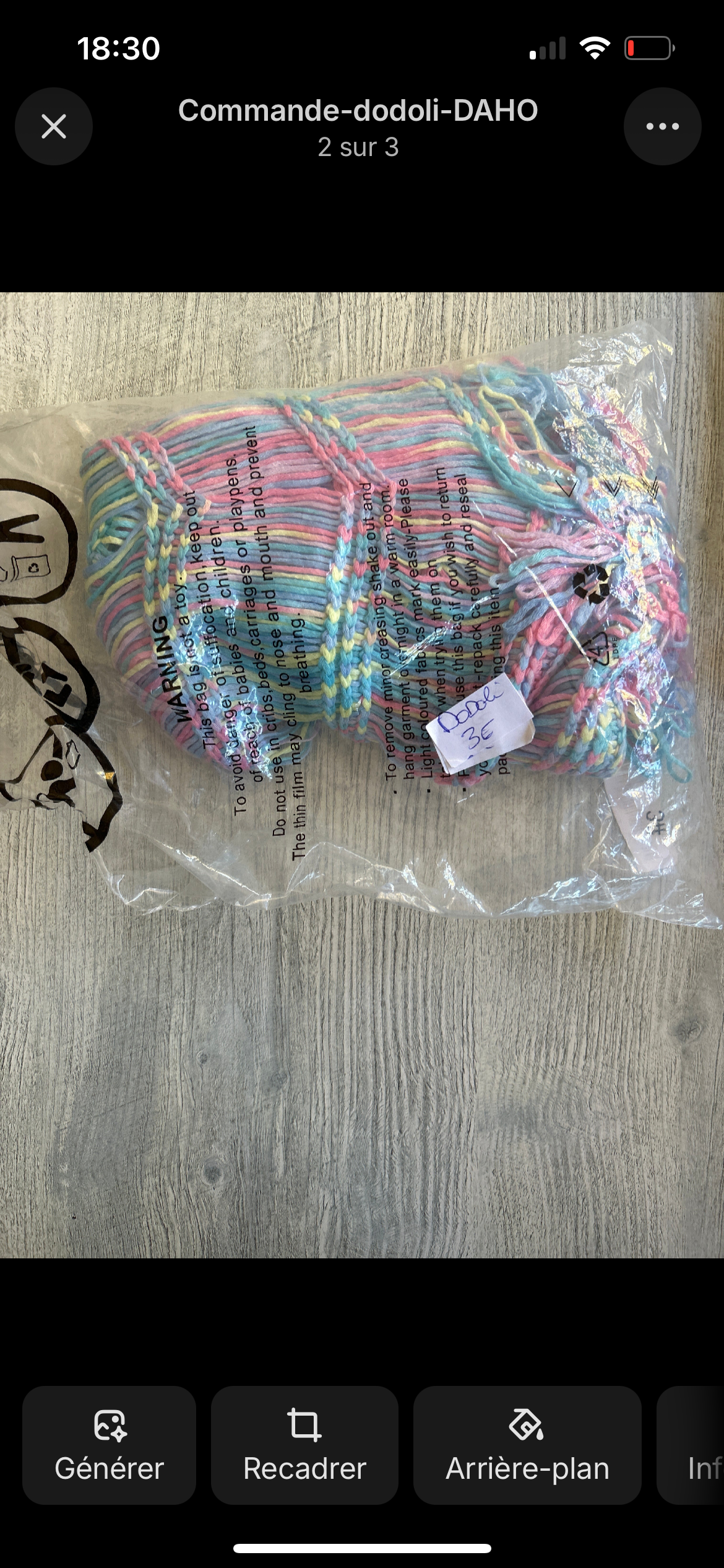 Commande dodoli DAHO.G