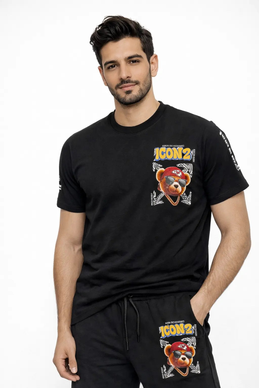Ensemble tee shirt short ICON2 DAHO.G