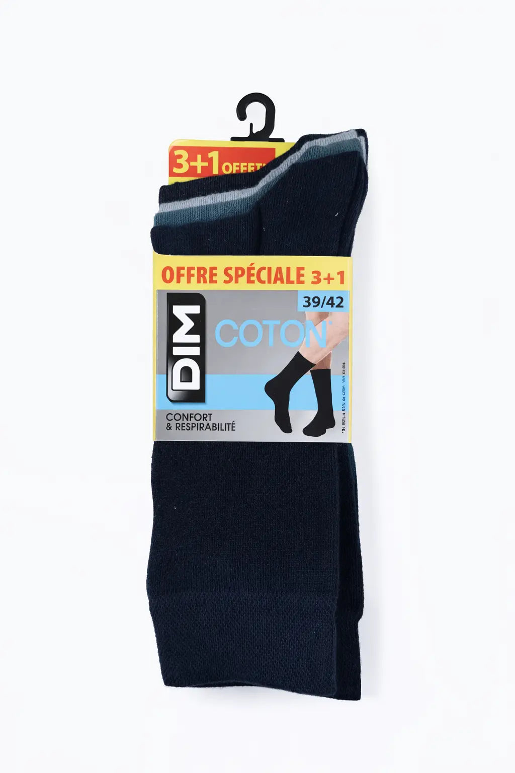 Paquet de 4 paires de Chaussettes DIM DAHO.G
