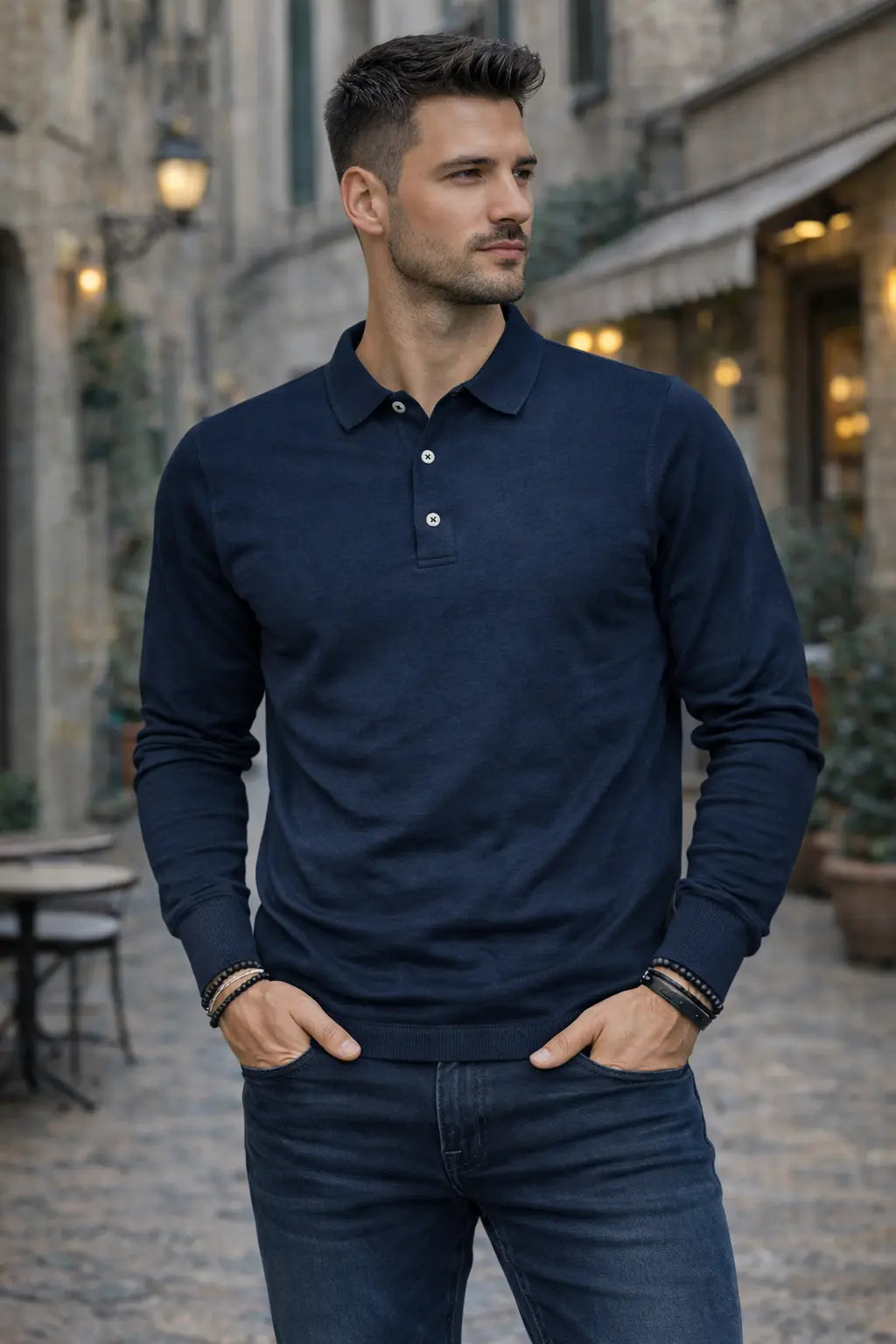 Polo manche longue YVES DORSEY DAHO.G