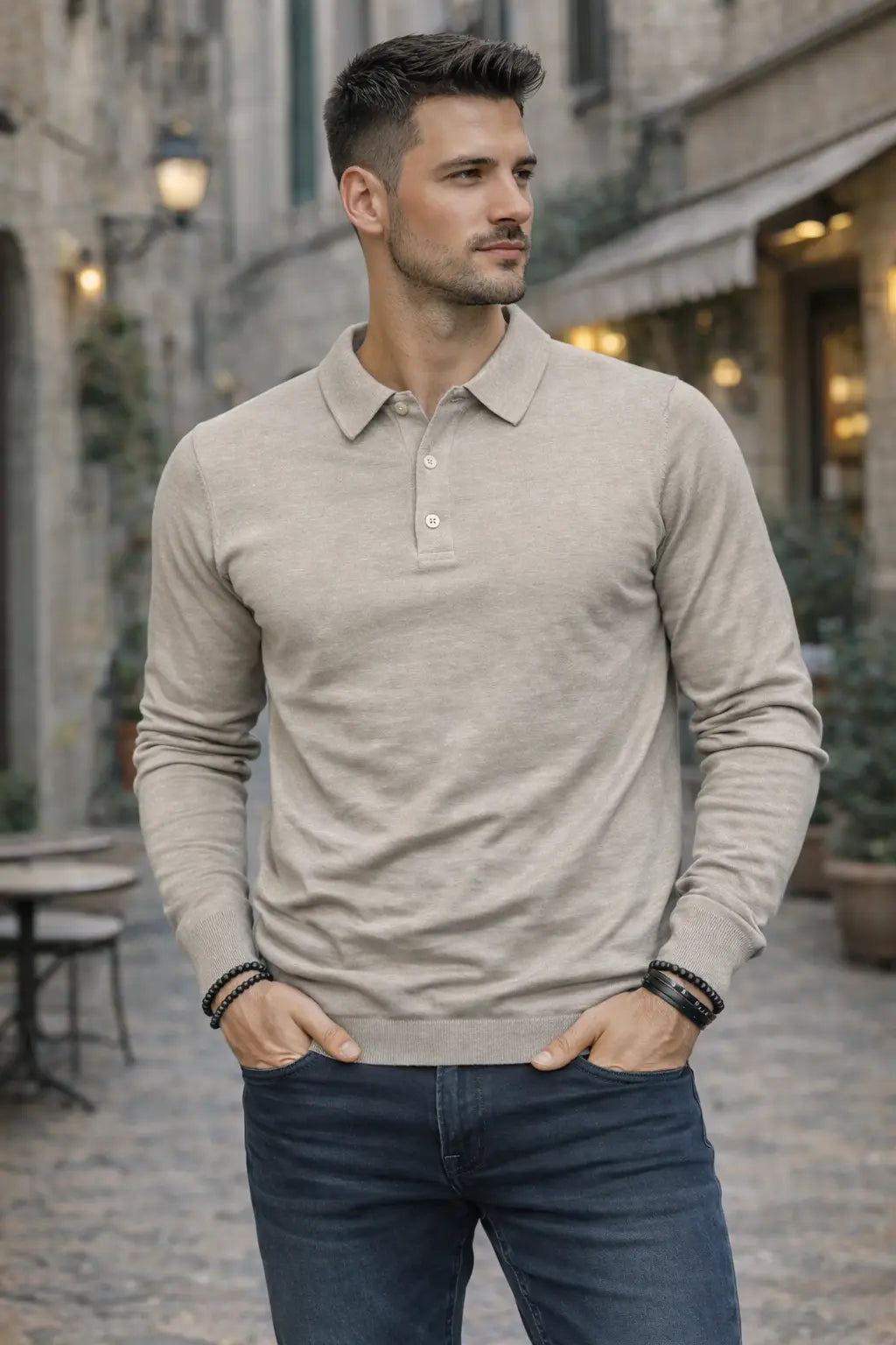 Polo manche longue YVES DORSEY DAHO.G