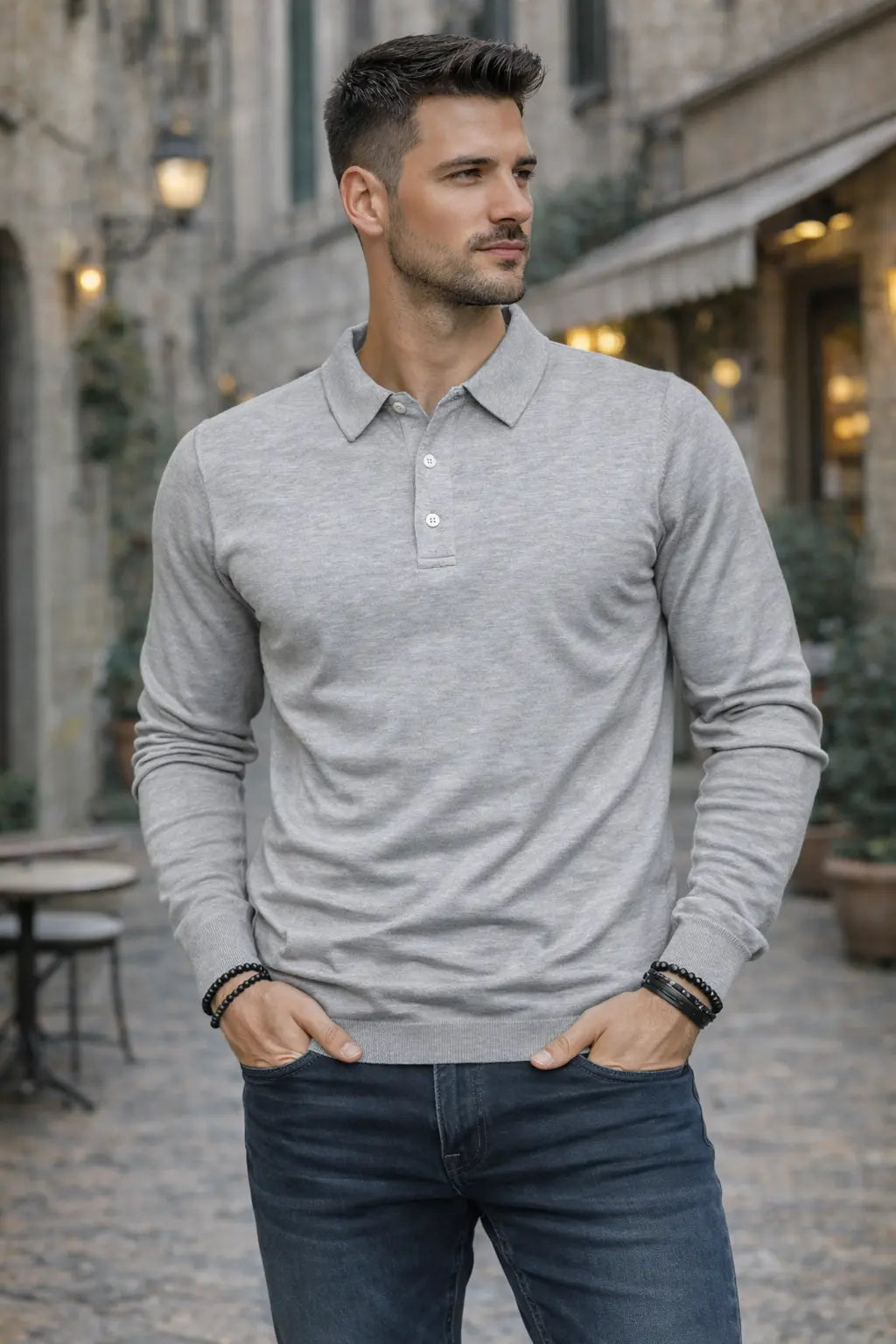 Polo manche longue YVES DORSEY DAHO.G