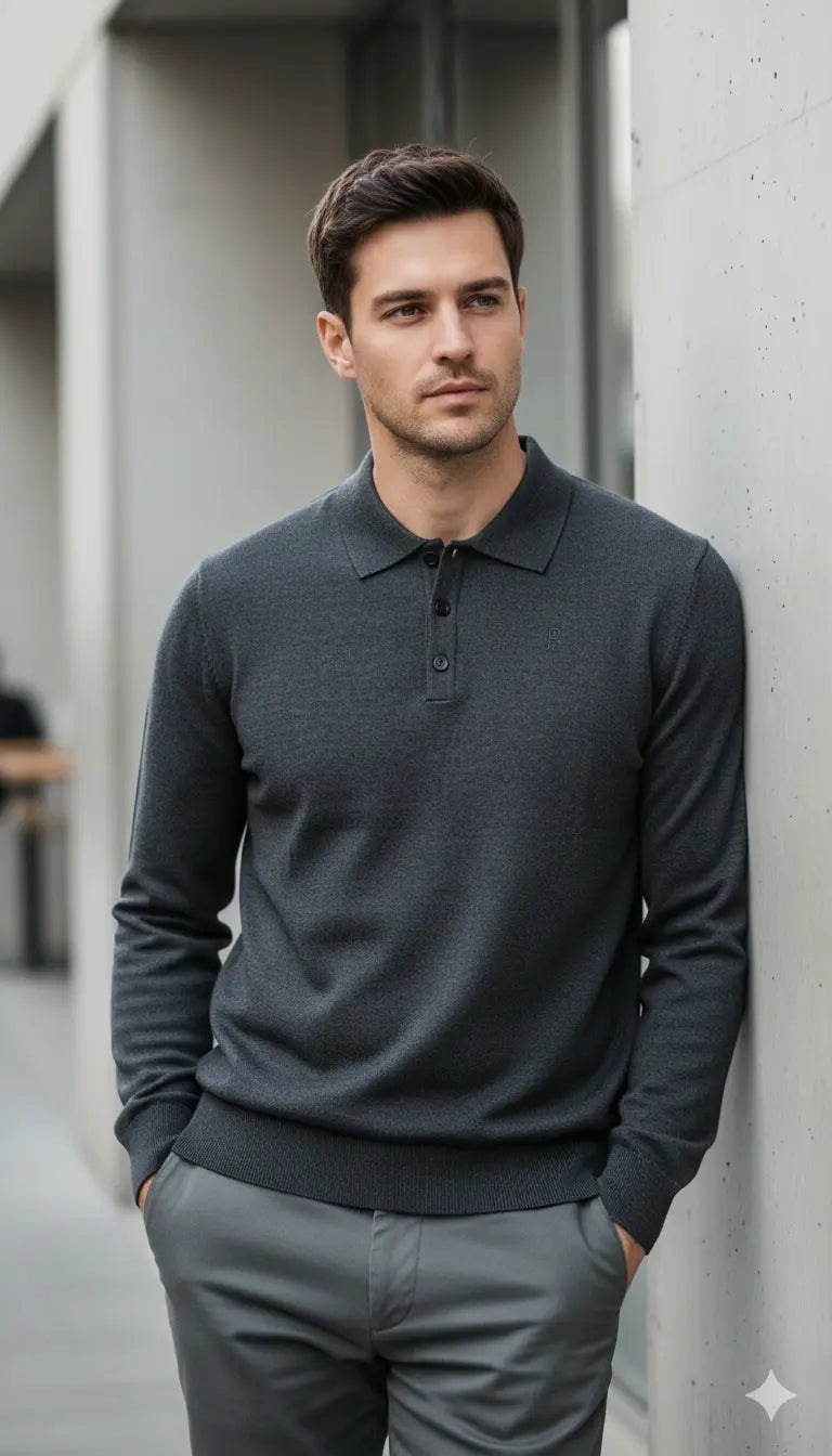 Polo manche longue YVES DORSEY DAHO.G