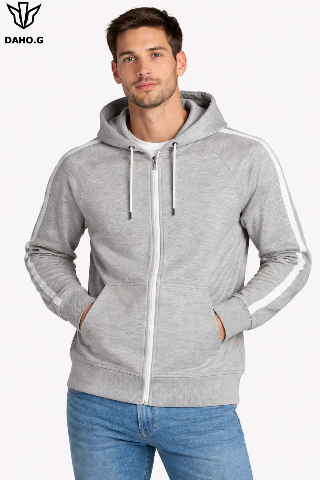 Sweat homme zippé à capuche CELIO DAHO.G