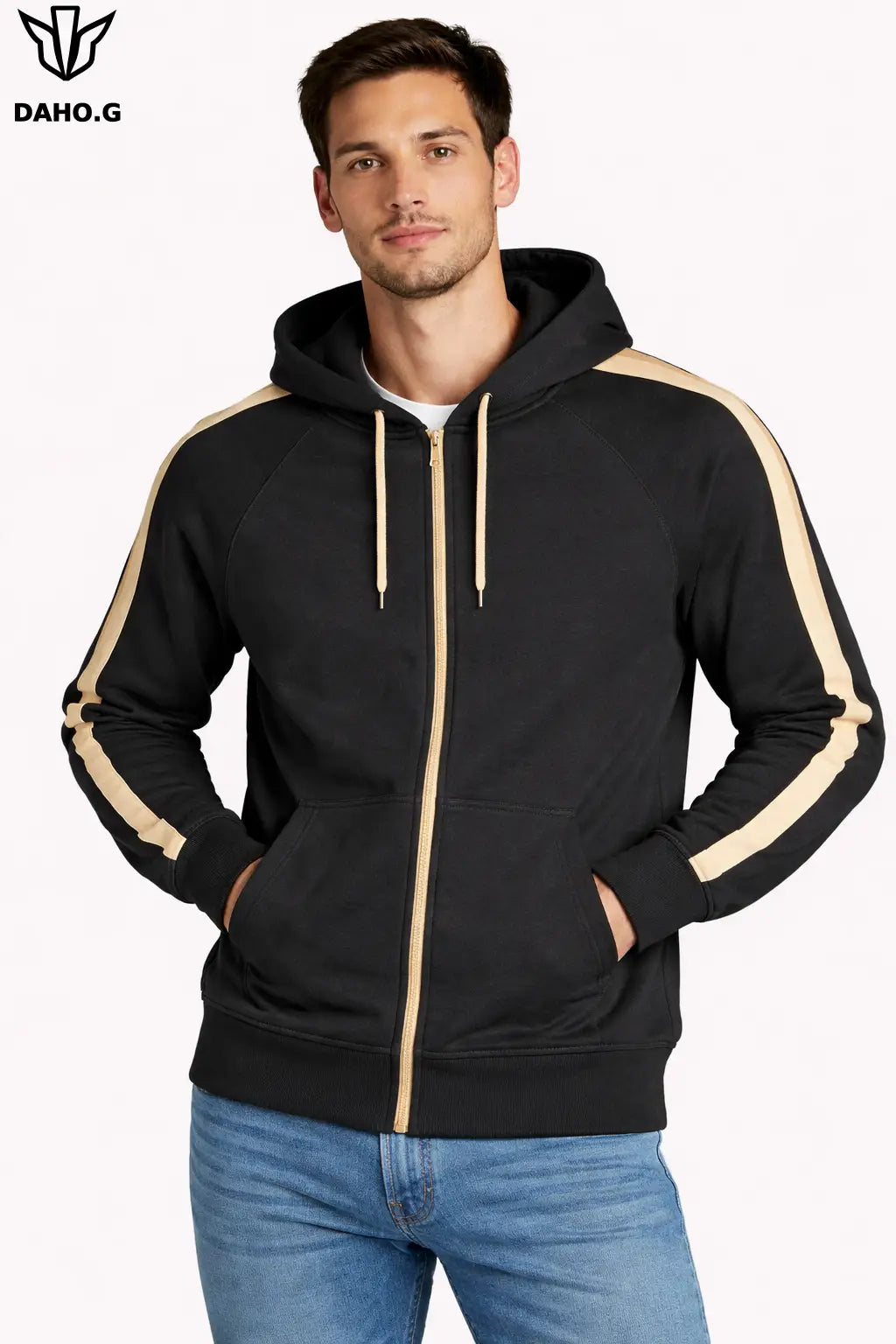 Sweat homme zippé à capuche CELIO DAHO.G
