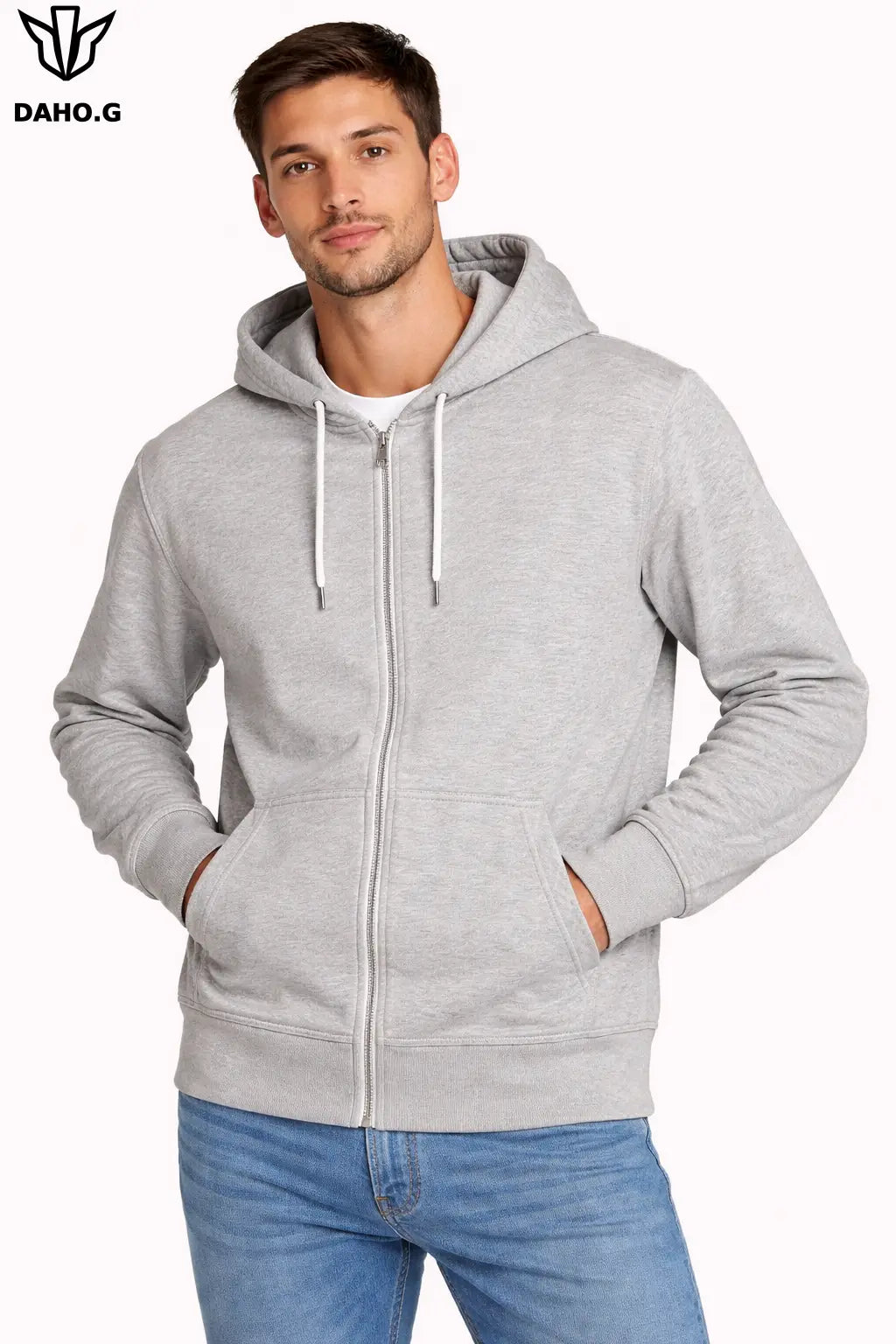 Sweat homme zippé à capuche CELIO DAHO.G