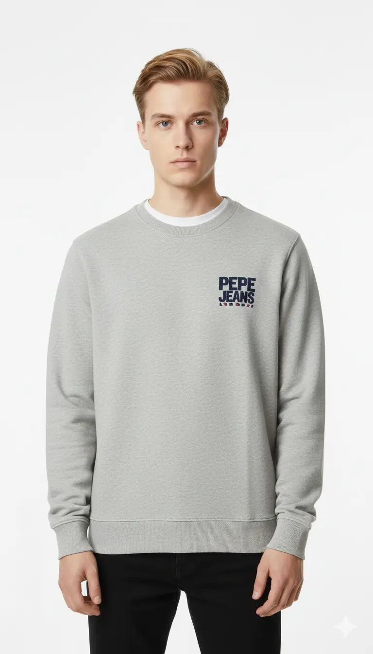 Sweat sans capuche PEPE JEAN ref EDISONRO DAHO.G