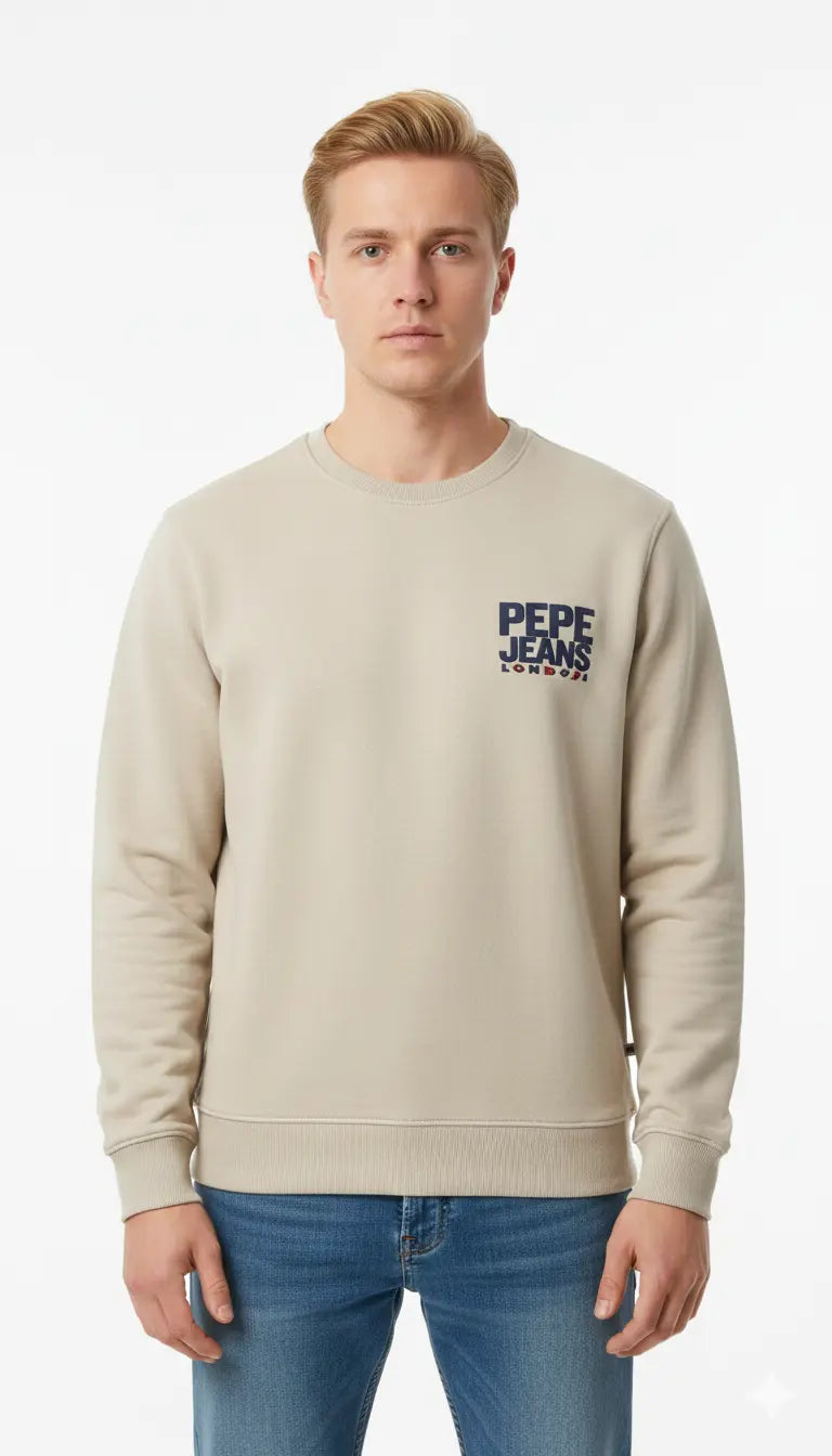 Sweat sans capuche PEPE JEAN ref EDISONRO DAHO.G