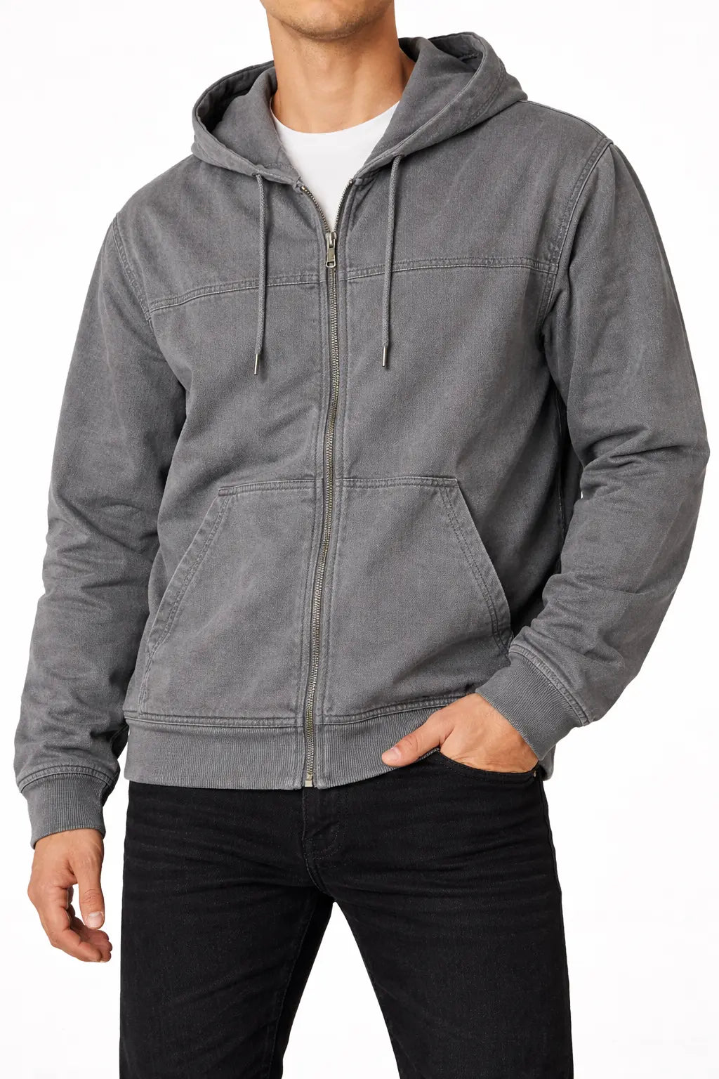 Sweat zippé à capuche IKKS DAHO.G