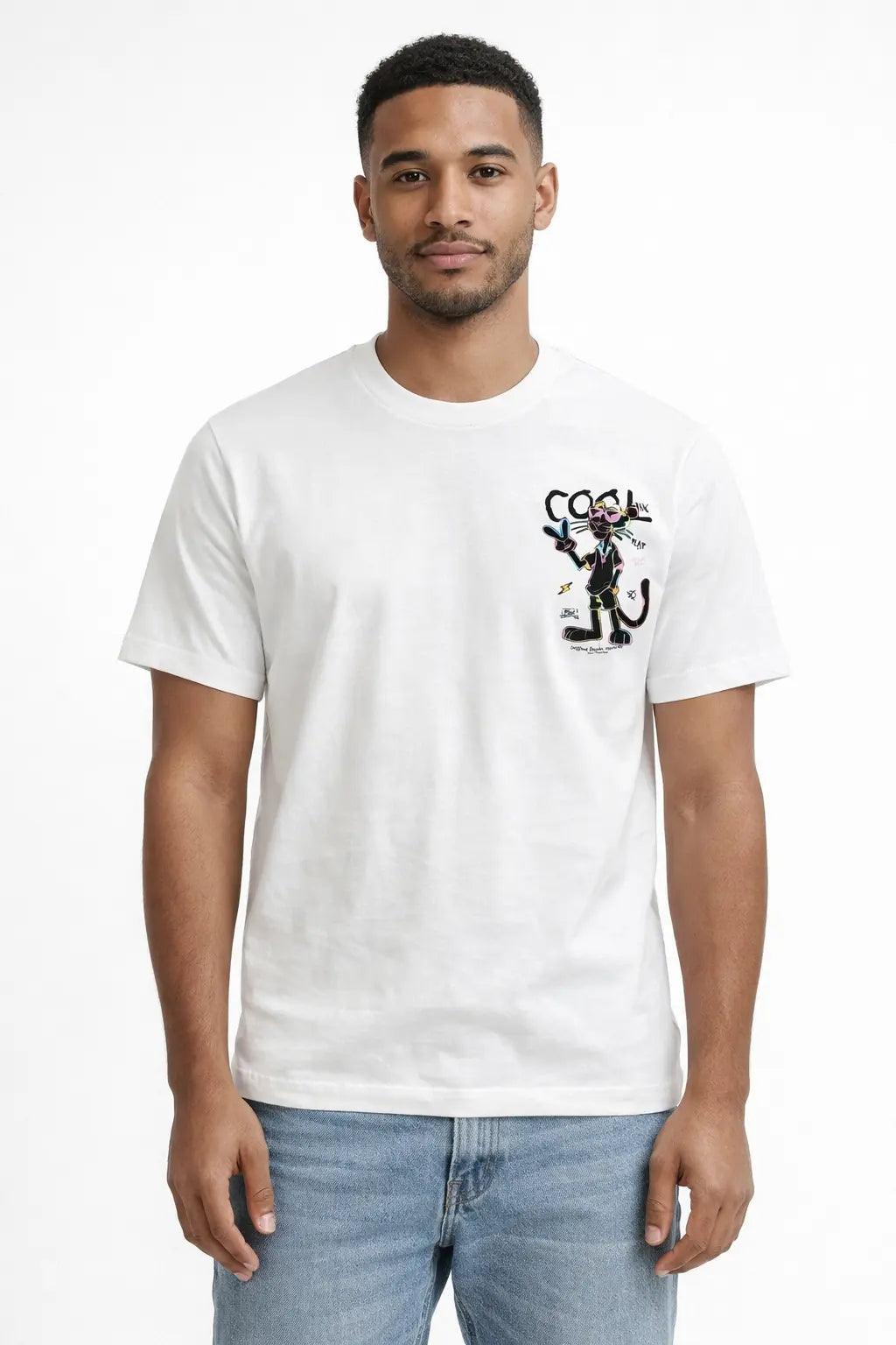 Tee-shirt LA PANTHERE ROSE DAHO.G