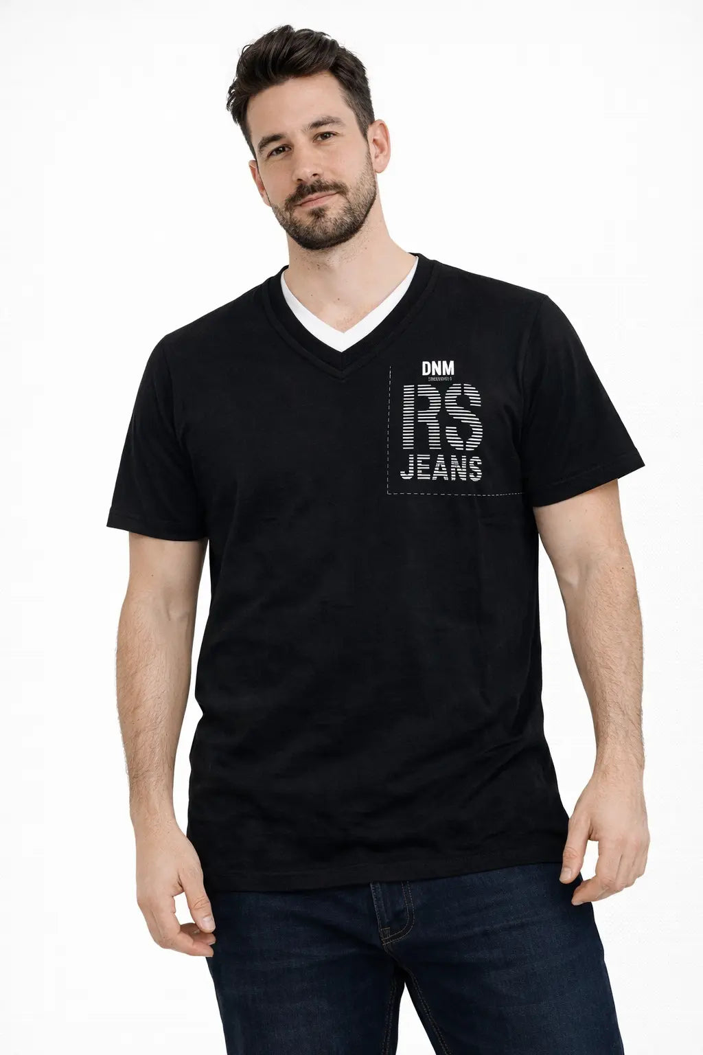 Tee shirt col V BLVCK Soul DAHO.G