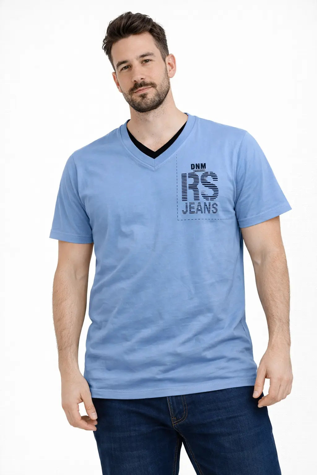 Tee shirt col V BLVCK Soul DAHO.G
