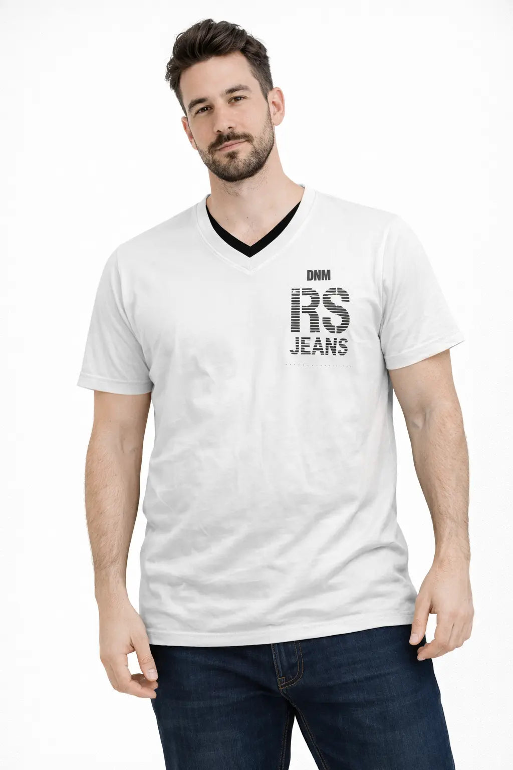 Tee shirt col V BLVCK Soul DAHO.G