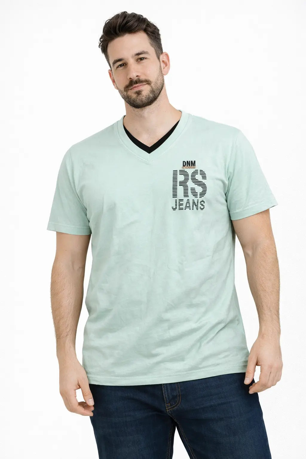 Tee shirt col V BLVCK Soul DAHO.G