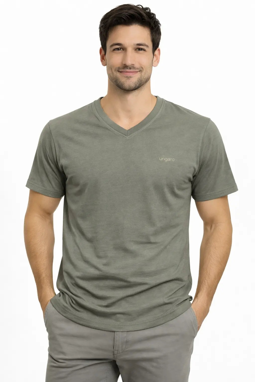 Tee-shirt col V UNGARO DAHO.G