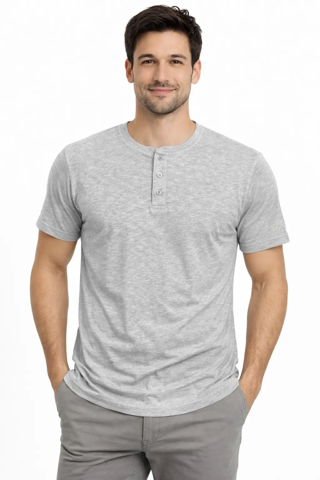 Tee-shirt col tunisien TORRENTE ref 24278 DAHO.G