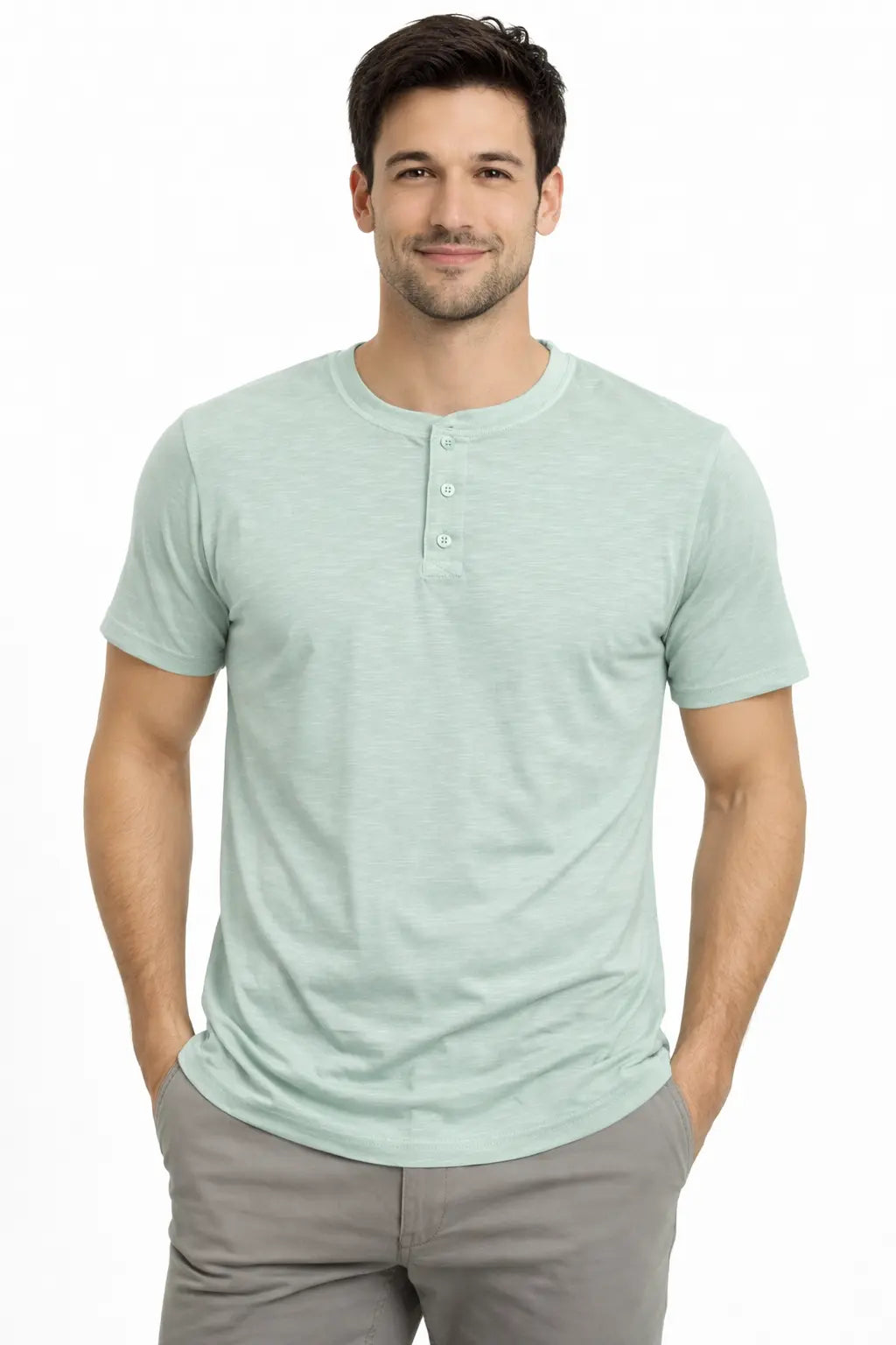 Tee-shirt col tunisien TORRENTE ref 24278 DAHO.G