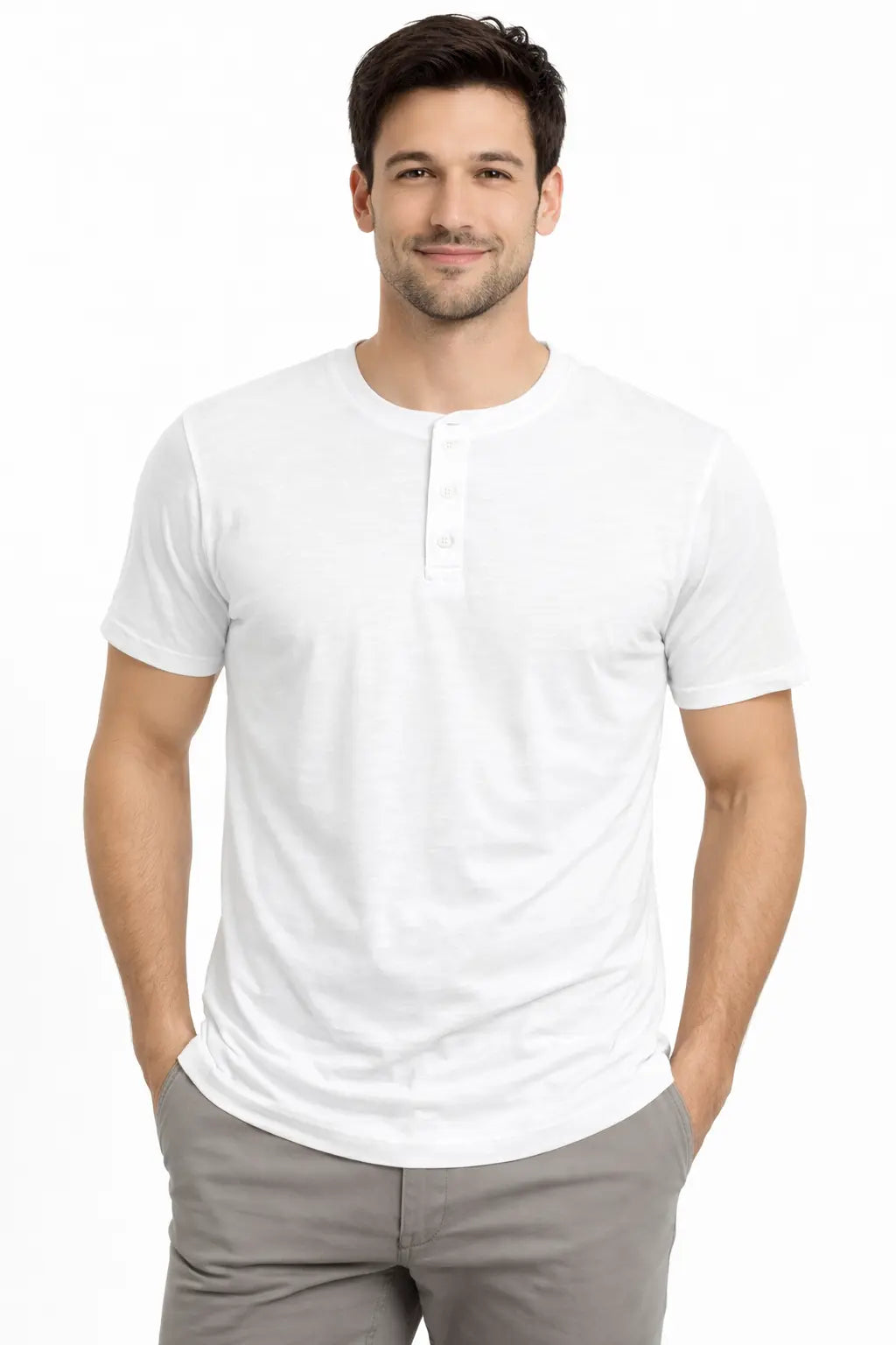 Tee-shirt col tunisien TORRENTE ref 24278 DAHO.G