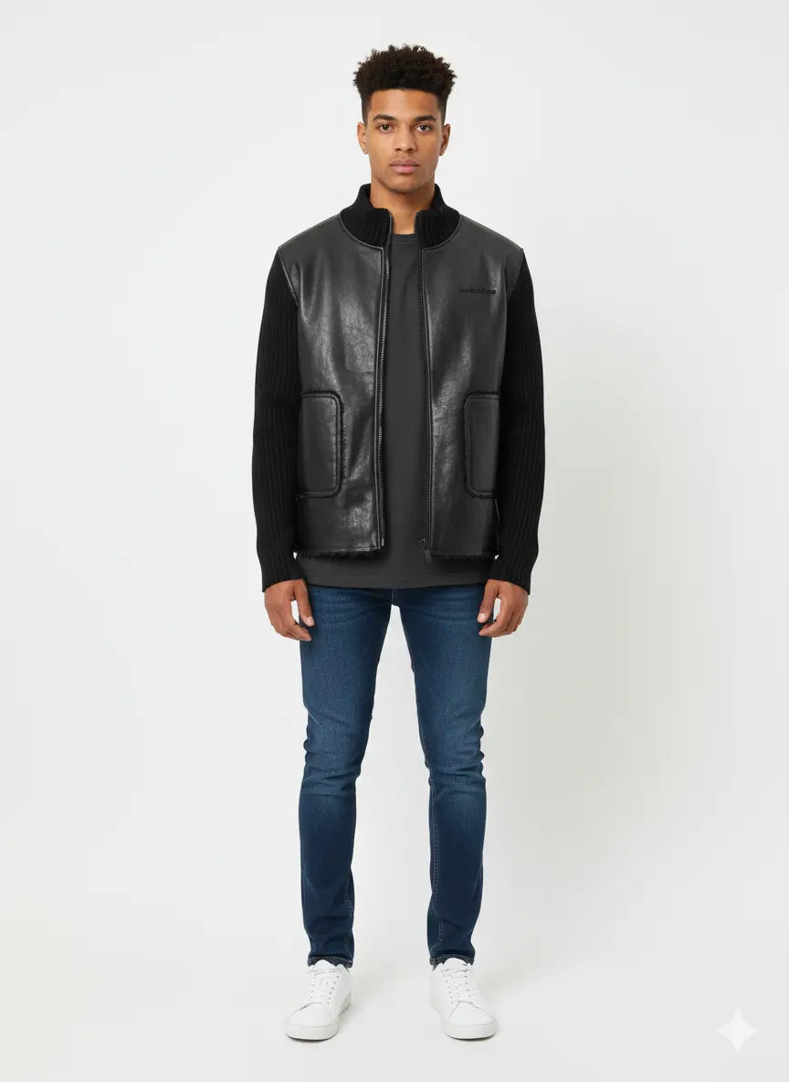 Veste bi-matière woodstock’68 DAHO.G