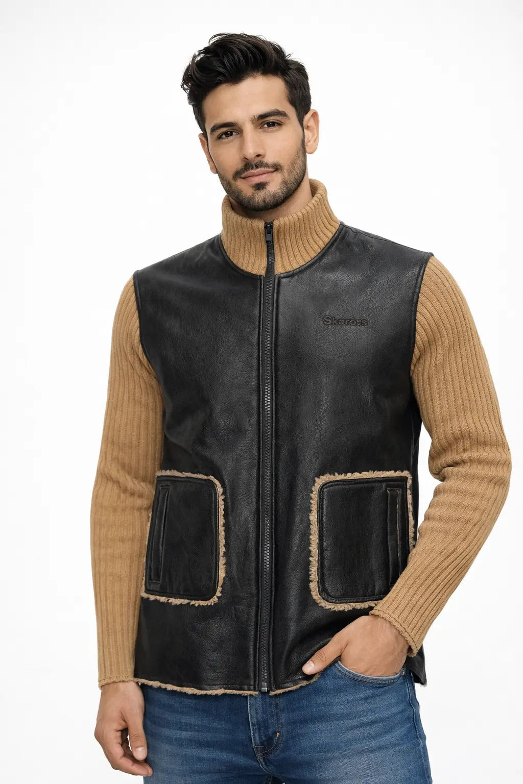 Veste bi-matière woodstock’68 DAHO.G